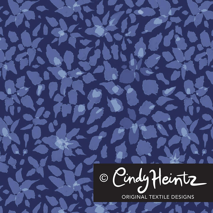 Abstract Purple Brush © 2026 Cindy Heintz