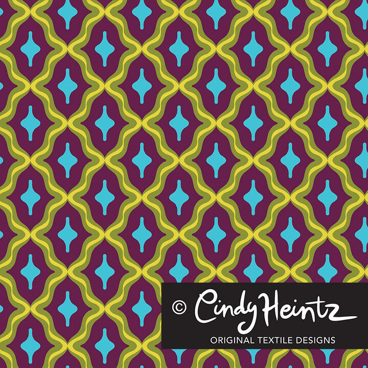 Mid Mod Ogee © 2026 Cindy Heintz