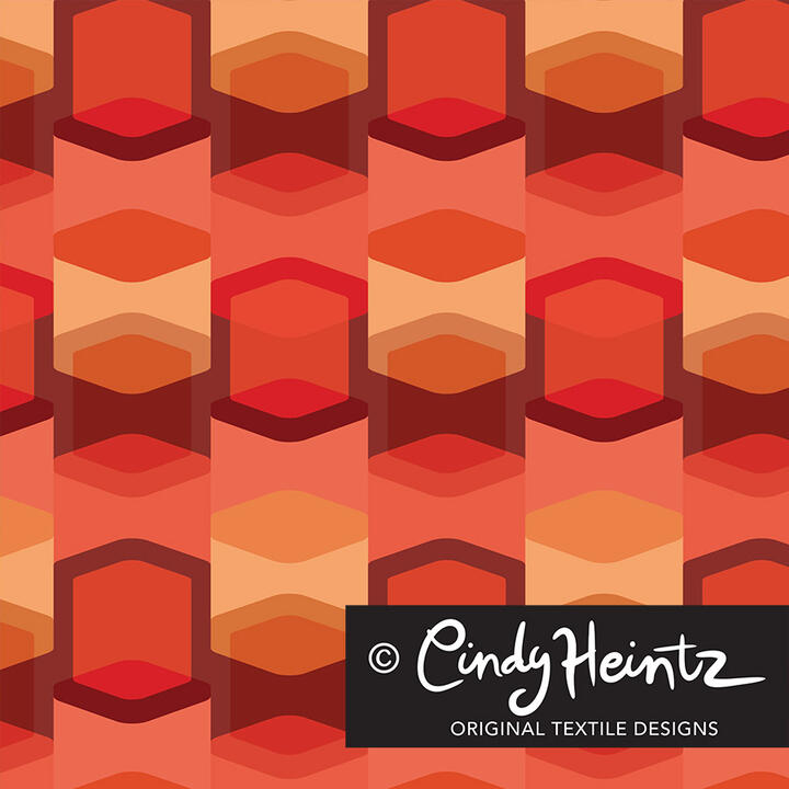 Mid Mod Orange © 2026 Cindy Heintz